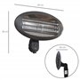 Outsunny chauffage extérieur radiant infrarouge électrique mural chauffage d'appoint sans CO₂ 3 modes 650/1300/2000 W certifié I