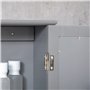 kleankin Armoire Murale de Salle de Bain avec Miroir - Armoire à Glace - Placard de Rangement Toilettes - 1 Porte, 2 étagères - 