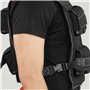 SPORTNOW Gilet lesté - veste lestée ajustable 20 kg, près du corps avec poids amovibles en fer, pour homme et femme, bande réflé