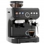 HOMCOM Machine à expresso machine à café à grains 1600W avec moulin à grains