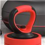 SPORTNOW Kit haltères musculation, haltères réglables 4 en 1, 20 kg, avec des disques et barres, clips de sécurité, revêtement e
