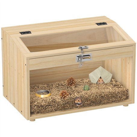 PawHut Cage à Hamster en Bois
