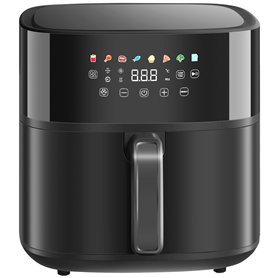 HOMCOM Friteuse à air friteuse sans huile 8 L air fryer 1700 W 8 programmes