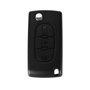 Coque clé pour Citroen C4 C5 C4 Picasso C6 - CE0523 - Plip clé télécommande 3 Boutons Phare Lame sans Rainure Modèle sans Emplac