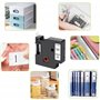Lot de 3 Rubans Blanc pour étiqueteuse compatible Dymo LabelManager 150 280 350 450 LabelPoint 200 300 LabelWriter 450Duo - Etiq
