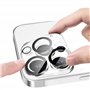 PHONILLICO Protection Caméra pour iPhone 16 PRO/iPhone 16 PRO MAX[Lot de 2] Verre Trempé Lentille Appareil Photo Arrière Film Pr