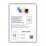 240 étiquettes 63.5 X 72 mm étiquettes pour adresse blanches adhésives personnalisables 240 etiquettes 63