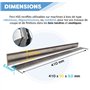 DIAMWOOD - 2 X Fers de Rechange pour Raboteuse ou Dégauchisseuse | Lames de Rabot Réaffutables | 410 x 30 x 3 mm | Outil de Trav
