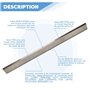DIAMWOOD - 2 X Fers de Rechange pour Raboteuse ou Dégauchisseuse | Lames de Rabot Réaffutables | 410 x 30 x 3 mm | Outil de Trav