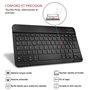 KARYLAX Étui de Protection Slim (Noir) + Clavier Bluetooth pour Samsung Galaxy Tab S8 Plus 2022 / Tab S7 FE 2021 / Tab S7 Plus 2