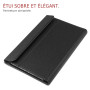 KARYLAX Étui de Protection Slim (Noir) + Clavier Bluetooth pour Samsung Galaxy Tab S8 Plus 2022 / Tab S7 FE 2021 / Tab S7 Plus 2