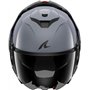 SHARK, Casque Moto Modulable OXO Dark Shadow Gun Silver S05, XL