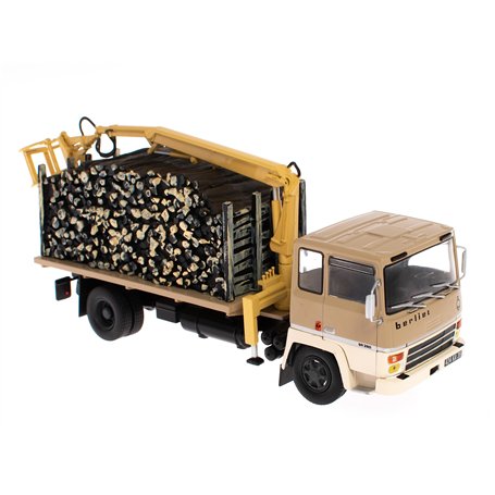 OPO 10 - Camion 1:43 Compatible avec Berliet GR 280 Transport de Bois du Jura avec Grue hydraulique - BER36