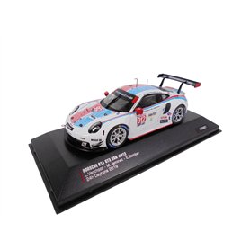 OPO 10 - Voiture Miniature 1:43 Compatible avec Porsche 911 RSR #912 3rd GTLM-Klasse 24h Daytona 2019 Porsche GT Team Ixo 43051
