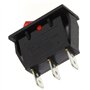 Interrupteur 3 cosses rouge pour Centrale vapeur