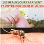 Anti Moustique Tropical En Spray 100 Ml. Eucalyptus Et Citriodiol Protection 6h. Produit Contre Les Piqures De Moustiques Effica