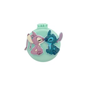 DISNEY STITCH – Brosse à Cheveux Pliable Ultra‑Compacte Avec Miroir Intégré – Lilo & Stitch & Angel – Démêlage Doux - Accessoire DISNEY STITCH – Brosse à Cheveux Pliable Ultra‑Compacte Avec Miroir Intégré – Lilo & Stitch & Angel – Démêlage Doux - Accessoire