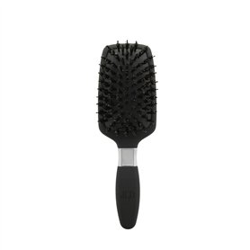 Jean Louis David - Brosse à Cheveux Démêlante - Poils Mixtes en Nylon & Sanglier - Coloris Aléatoire - Doré ou Argent