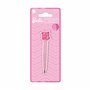 Barbie – Pince à Épiler Précision Mors Biais – Forme Ergonomique Antidérapante – Finition Rose Gold – Sculptage Sourcils Sans Ca