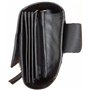 Sacoche Monnayeur Cuir Pièces Euro-Portefeuille Serveur Restauration Pratique -Fermeture Aimant-Range Monnaie 5 Compartiments Tr