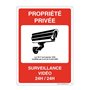 AUA SIGNALETIQUE - Panneau Prépercé (4 Trous) avec Angles arrondis - PVC Rigide 1.5 mm - (150x210 mm