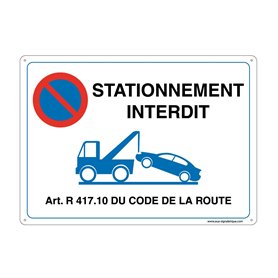 AUA SIGNALETIQUE - Panneau Prépercé (4 Trous) avec Angles arrondis - PVC Rigide 1.5 mm - (300 x 210 mm