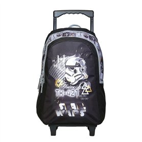 Bagtrotter Sac à dos à roulettes Disney Star Wars Noir