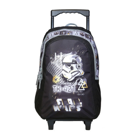 Bagtrotter Sac à dos à roulettes Disney Star Wars Noir