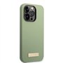 CG MOBILE Guess Coque pour iPhone 14 Pro - Back Cover Kaki