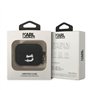 Karl Lagerfeld Silicone NFT Choupette Head 3D Coque AirPods Pro, Noir