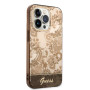 Guess GUHCP14XHGPLHC Coque Rigide pour iPhone 14 Pro Max 6, 7" Ochre Porcelain Collection Noir