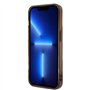 Guess GUHCP14XHGPLHC Coque Rigide pour iPhone 14 Pro Max 6, 7" Ochre Porcelain Collection Noir