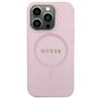 Guess GUHMP15SPSAHMCP Coque Rigide en Saffiano pour iPhone 15 6