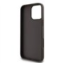 CG MOBILE Guess Coque Rigide en Cuir PU 4G avec Bande inférieure pour iPhone 16 Pro Max, matériau de qualité supérieure, Protect
