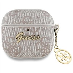 Fall CG MOBILE Guess 4G Charm Collection pour AirPods 4 Rose