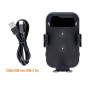 Support Voiture Induction pour Crosscall Stellar M6E M6 X5, Core S5 Z5 X5 S4 M5 X4, Action X5 15W sans Fil sur Grille