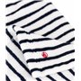 Petit Bateau Mixte Bébé A08at Cape De Bain, Blanc Lait / Bleu Medieval, Taille Unique EU