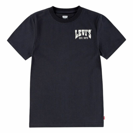 T shirt à manches courtes Enfant Levi's Lvb Valley View Noir 8 Ans