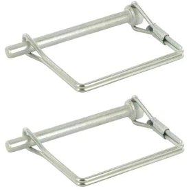 cyclingcolors 2x goupille carrée diamètre 10mm x longueur 90mm rapide acier clip circlip remorque vélo tracteur motoculteur arbr