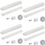 cyclingcolors 4x loquet de porte magnétique Push to Open aimant placard mécanisme sans poignée Poussoir Ouverture Fermeture Armo