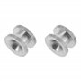 cyclingcolors 2x Passe fil tête débroussailleuse diamètre 4 mm 16 mm hauteur 9 mm Jardin Parc Entretien Œillet aluminium