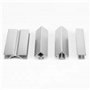 cyclingcolors 2x Jonction de plinthe 90° en PVC Connecteur Socle Cuisine Raccord Profil, hauteur 150mm finition aluminium brossé