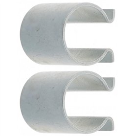 cyclingcolors 2x Clip d'accroche de toile de store pour tube Ø10mm extérieur Accessoire Volet roulant Maintien Fenêtre Baie vitr