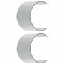 cyclingcolors 2x Clip d'accroche de toile de store pour tube Ø30mm extérieur Accessoire Volet roulant Maintien Fenêtre Baie vitr