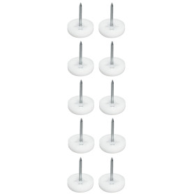 cyclingcolors 10x patin pied de meuble table chaise blanc clou plastique