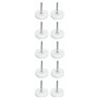 cyclingcolors 10x patin pied de meuble table chaise blanc clou plastique