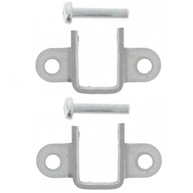 cyclingcolors 2x Support d'arbre de volet roulant pour axe carré de 16mm mâle avec vis de verrouillage anti relevage Accesoire S