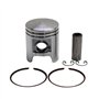 cyclingcolors piston segment cylindre moto cyclomoteur scooter mobylette compatible avec peugeot tkr trekker speedfight ludix bu