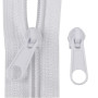 cyclingcolors 10x Curseur N°5 Non Verrouillable pour Fermeture éclair à Glissière Spirale Zipper Tirette Métal idéal Jupe Vêteme