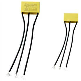 1x CONDENSATEUR 3 FILS A SOUDER MXY TYPE-X2Y2 0.47UF X2 K+2X2200PF Y2M 300VAC (952)